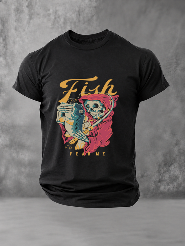 Fish Fear Me | Skull Angler Shirt