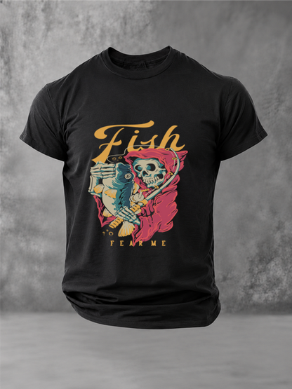 Fish Fear Me | Skull Angler Shirt