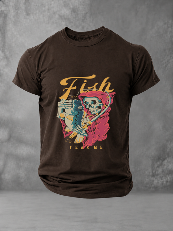 Fish Fear Me | Skull Angler Shirt