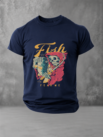 Fish Fear Me | Skull Angler Shirt