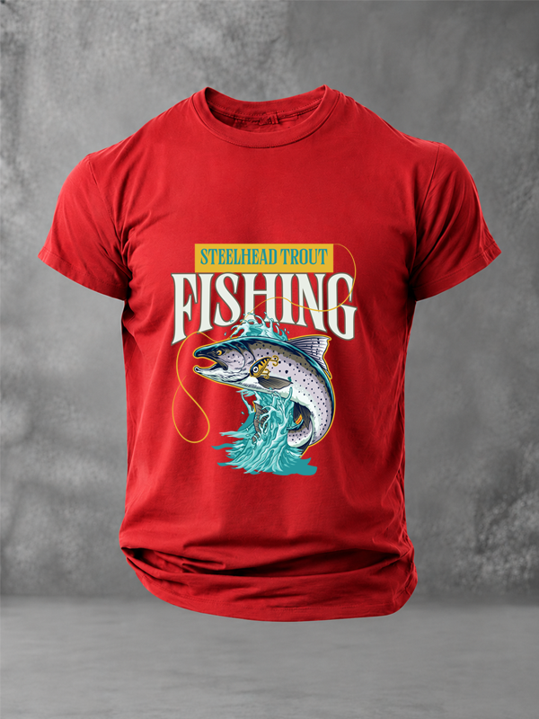 Hooked on Steelhead |Angler Tee