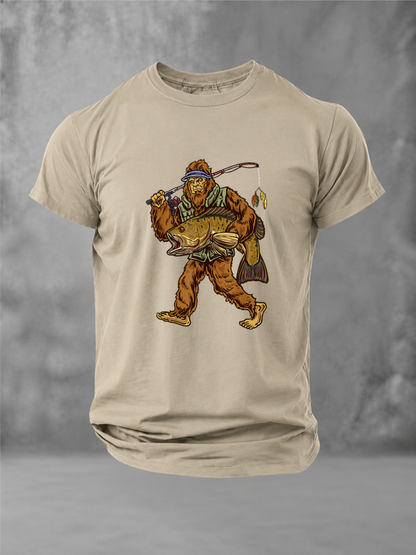 Proof Bigfoot is real... he just spends all his time fishing